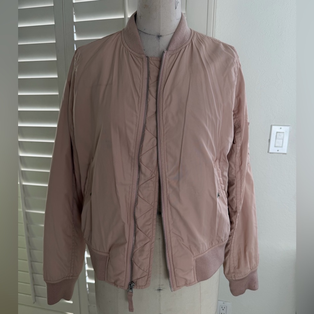 Women’s Lightweight Blush Bomber Jacket